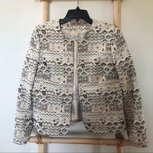 TAHARI Tapestry Blazer Size 10